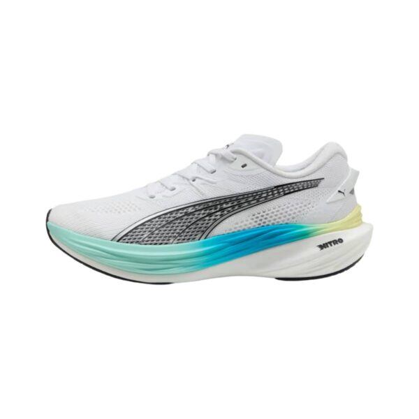 Puma Deviate Nitro 3 Schuhe Weiß Blau AW25