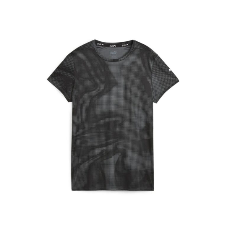 Puma Lieblings Aop Schwarzes T-Shirt für Frauen