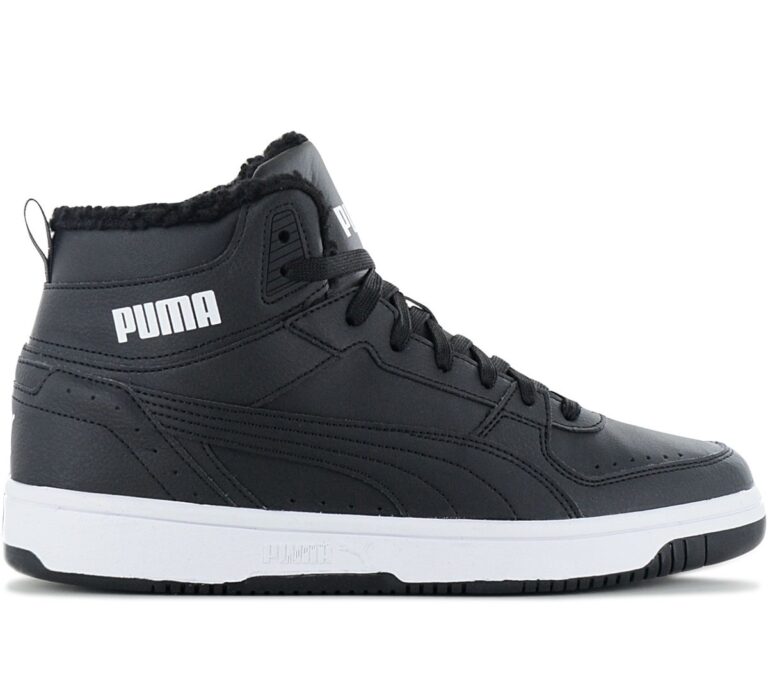 Puma Rebound Joy Fur - Herren Sneakers Schuhe Schwarz 375576-01