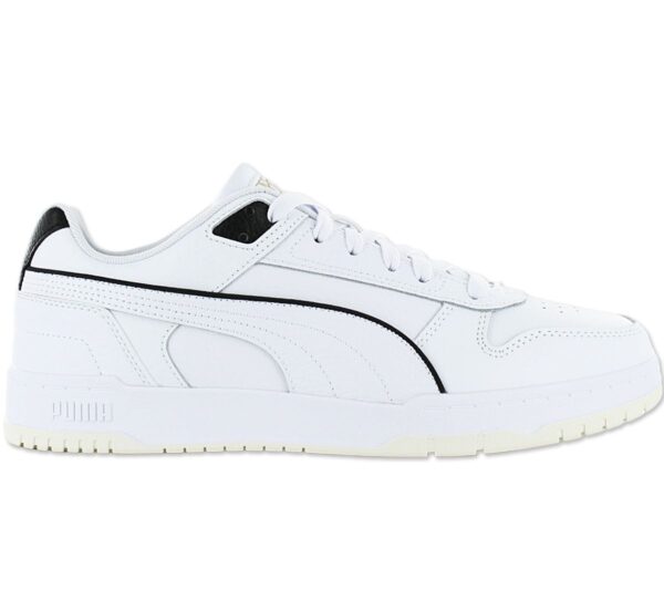 Puma Rebound RBD GAME Low - Herren Schuhe Leder Weiß 386373-01 Sneaker