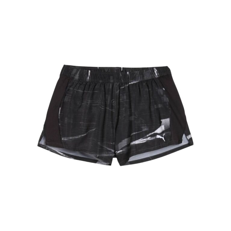 Puma Run Velocity AOP 3" Schwarze Damen-Shorts