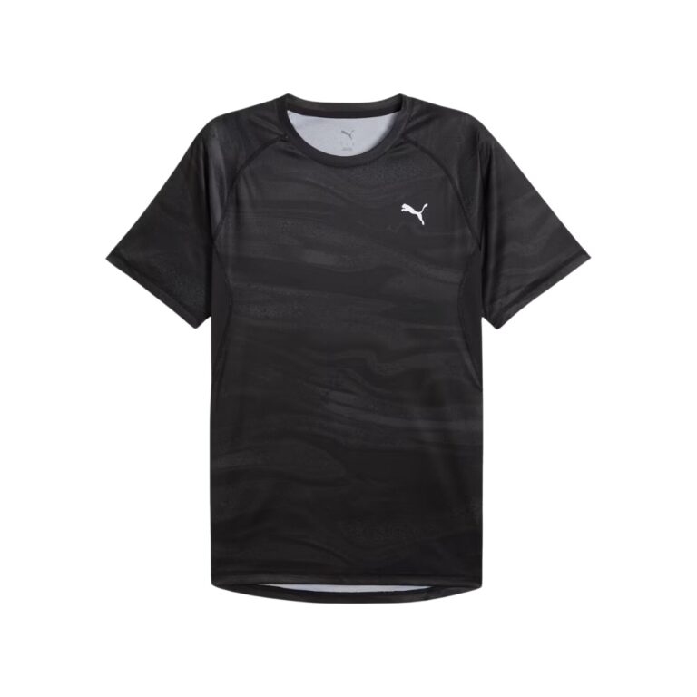Puma Run Velocity AOP 7 T-Shirt Schwarz