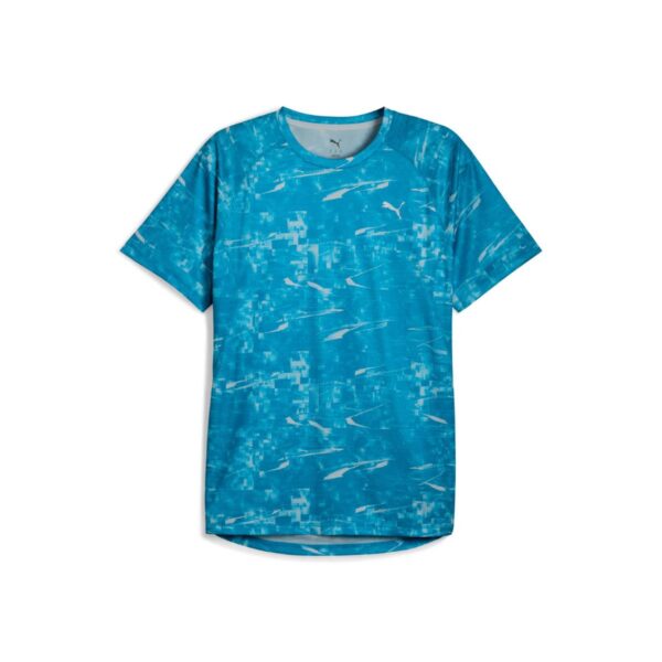 Puma Run Velocity AOP Tee Blaues T-Shirt