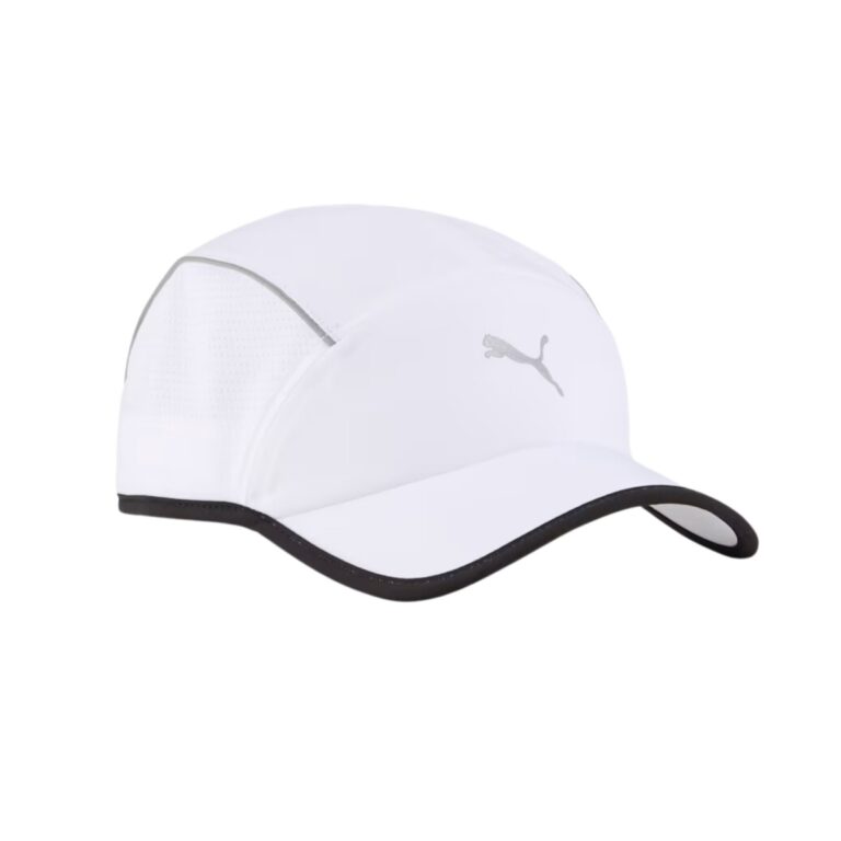 Puma Runner Short Visor 5 Kappe Weiß Laufzubehör