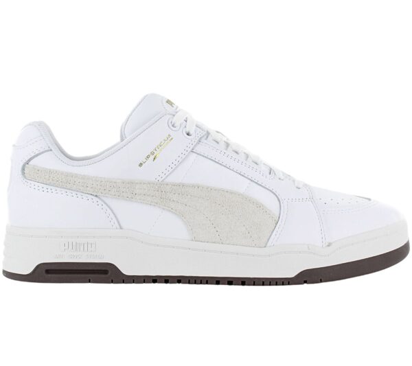 Puma Slipstream LO LUX - Herren Schuhe Leder Weiß 390124-01 Sneaker