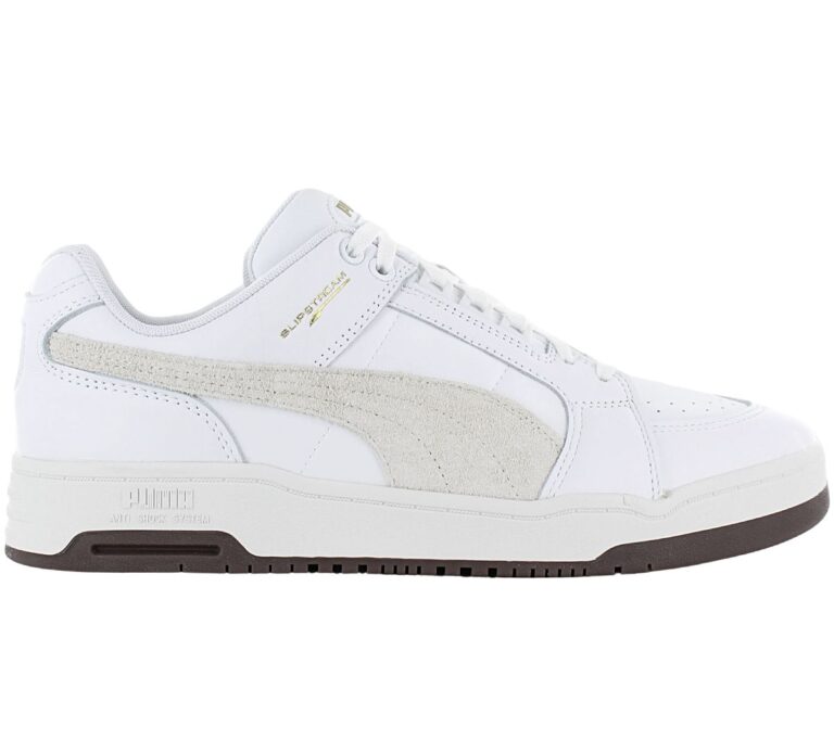 Puma Slipstream LO LUX - Herren Schuhe Leder Weiß 390124-01 Sneaker
