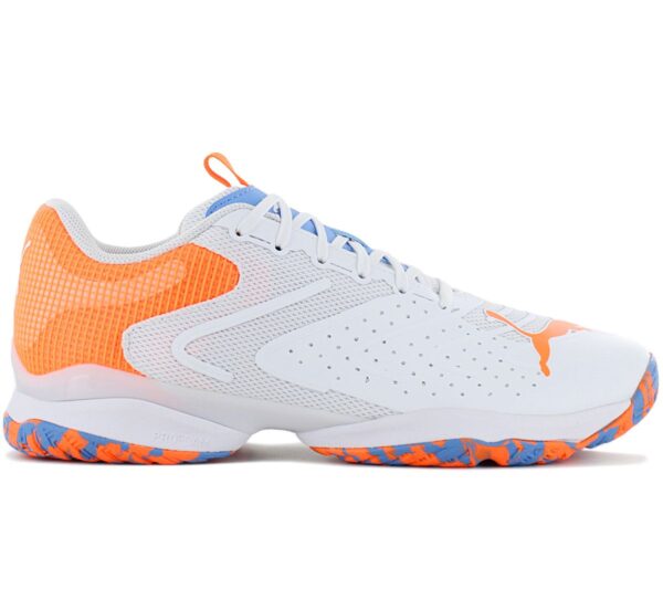 Puma Solarattack RCT - Padel Squash Sport Schuhe Weiß 106947-04 Tennisschuhe