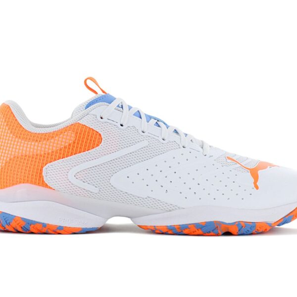 Puma Solarattack RCT - Padel Squash Sport Schuhe Weiß 106947-04 Tennisschuhe