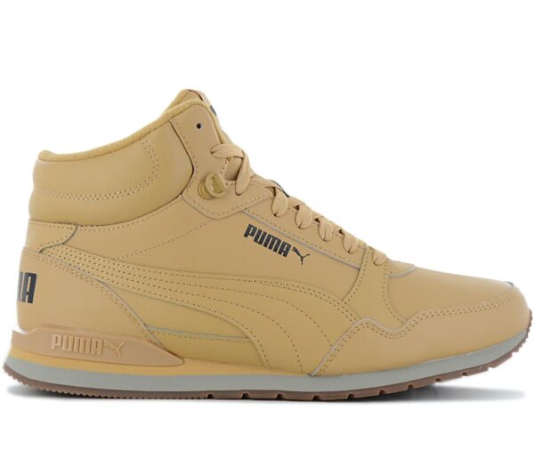 PUMA ST Runner V3 Mid Leather - Herren Sneakers Schuhe Leder Beige 387638-05