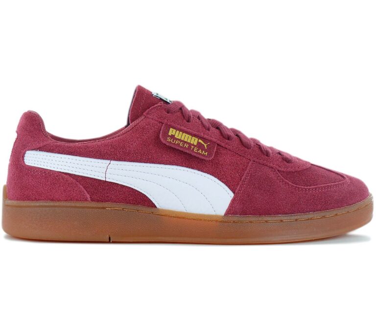 Puma Super Team Suede - Herren Sneakers Schuhe Rot 397514-03
