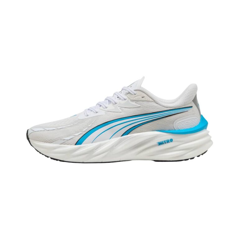 Puma Velocity NITRO 4 Schuhe Weiß Blau AW25