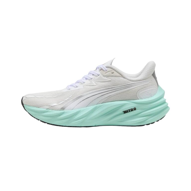 Puma Velocity NITRO 4 Weiß Grün AW25 Damen-Schuhe