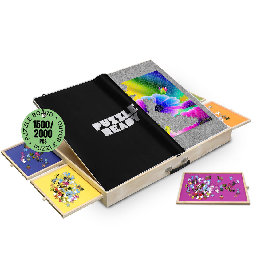 Puzzle Ready Puzzlebrett mit Kippfunktion - 1500 Teile EB-PZ-023 Hobby & Sport Puzzle Ready Puzzlebrett mit Kippfunktion - 1500 Teile EB-PZ-023 Hobby & Sport