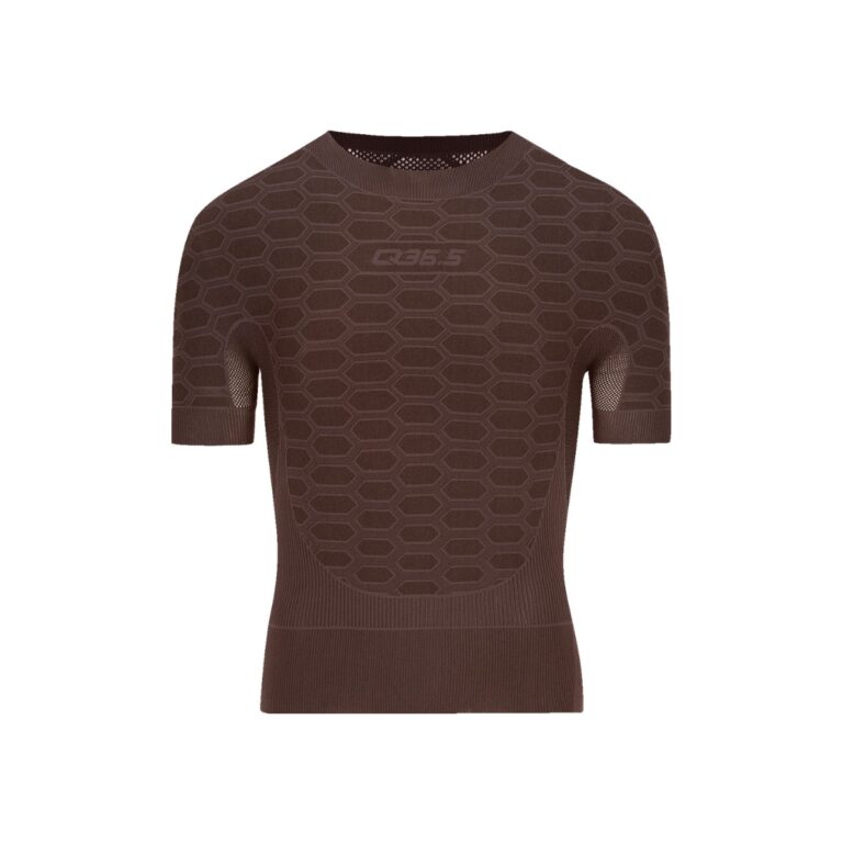 Q36.5 Base Layer 2 Kurzarm-T-Shirt in Braun