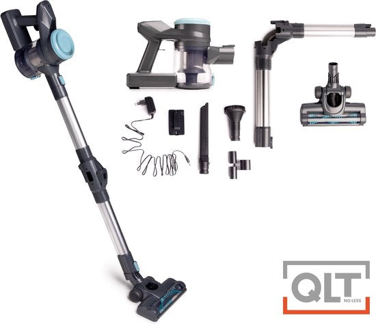 QLT kabelloser 2-in-1-Stabstaubsauger - mit flexiblem Aufsatz - Staubbuster - 150W - 2 Geschwindigkeiten - 10KPA Wohnen & Kochen