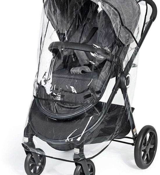 Qwali Regenschutz Kinderwagen Universal - Kinderwagen - Regenschutz Buggy - Kinderwagenzubehör Wohnen & Kochen
