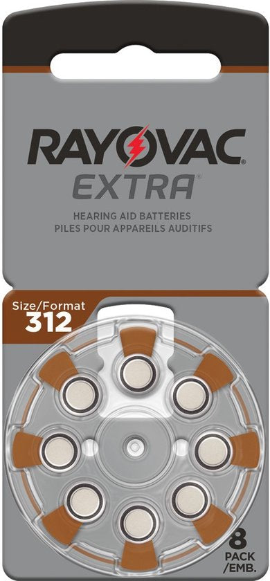 Rayovac 312 - PR41 Extra - 8er-Pack Schön & Gesund