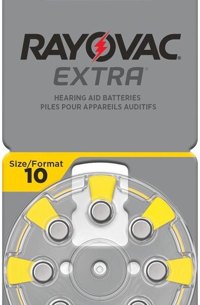 Rayovac Hörgerätebatterien - 105 mAh - 1