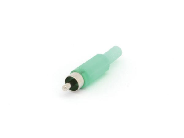 Rca-Stecker - grün Elektronik