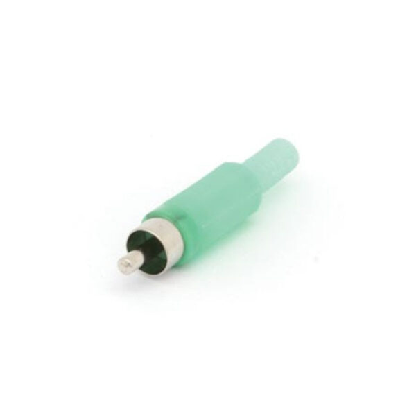 Rca-Stecker - grün Elektronik