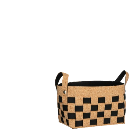 Rechteckiger Aufbewahrungskorb Schwarz - 32 x 22 x 22 cm Wohnen & Kochen