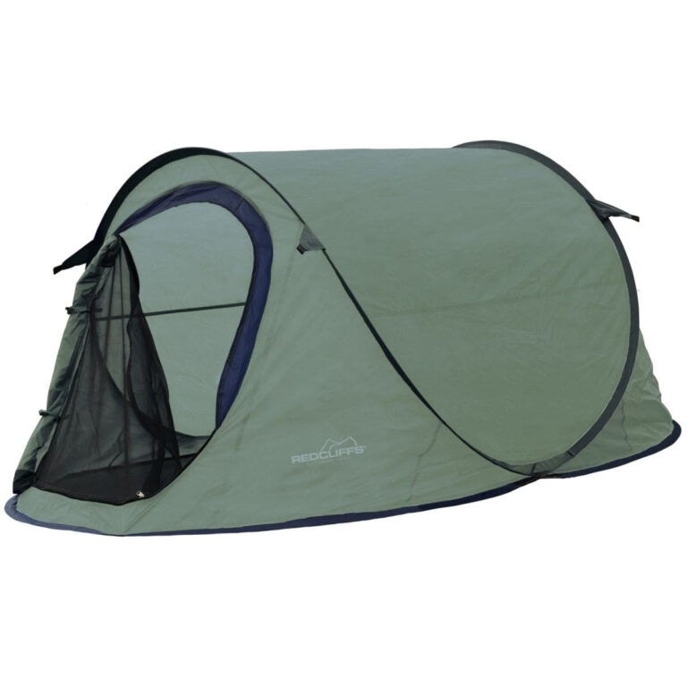 Redcliffs | Pop-up Zelt für 2 Personen - 220 x 120 x 95cm - Kaki Hobby & Sport