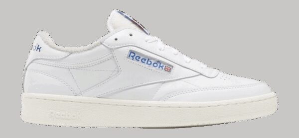 Reebok Club C 85 Herren Sneaker - Größe 39 - Weiß/Kreide/Kinetik Blau Kleidung