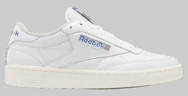 Reebok Club C 85 Herren Sneaker - Größe 39 - Weiß/Kreide/Kinetik Blau Kleidung