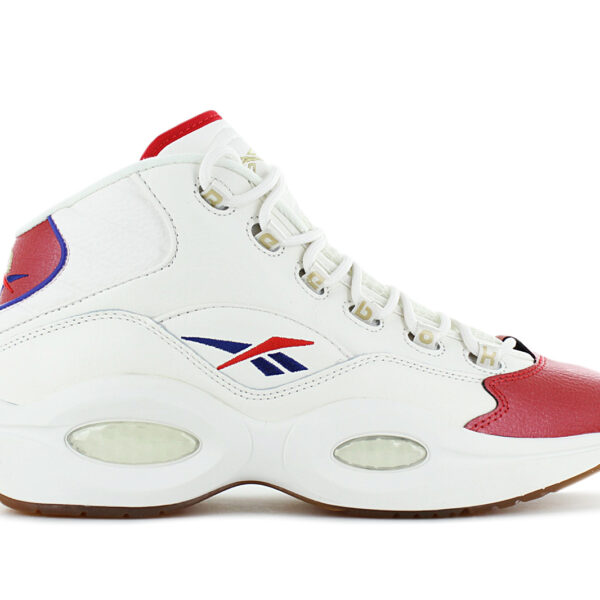 Reebok Question Mid - Herren Basketball Schuhe Leder Weiß GZ7099 Sneaker