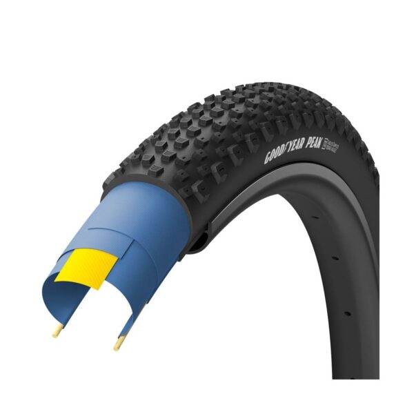 Reifen Peak 700x45 TLR Schwarz 60 TPI Radfahren