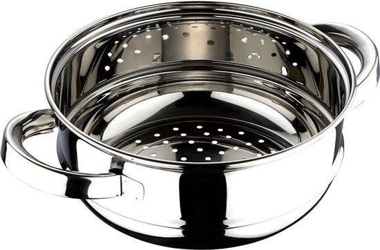 Renberg Dampfeinsatz - Dampfgarer - Gemüsedampfgarer - Gärdampfgarer - Edelstahl - Ø24 cm Wohnen & Kochen