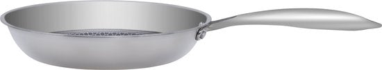 Resto Altair Bratpfanne - Ø24 cm - Dreischicht-Edelstahl - Wabenförmige Antihaftbeschichtung - Induktion - Backofenfest Wohnen & Kochen