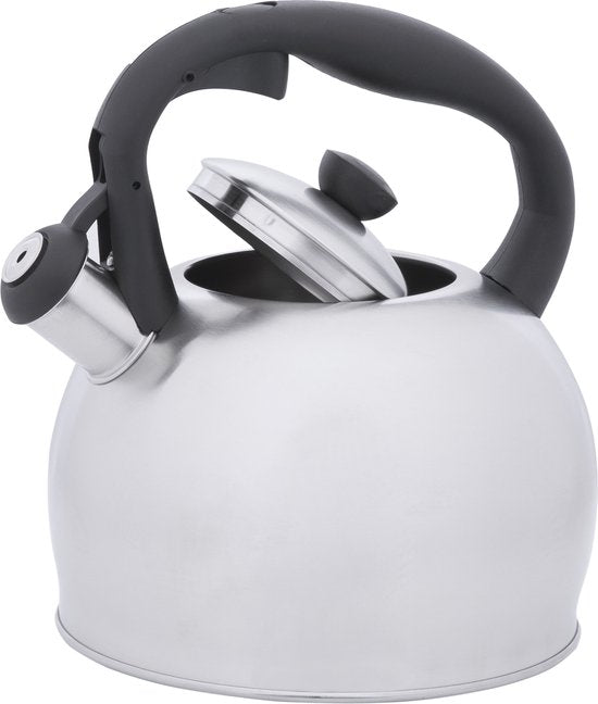 Resto Perseus Pfeifkessel Wasserkocher - 3L - Edelstahl - Teekessel - Induktion - Hitzebeständiger Griff Wohnen & Kochen