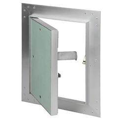 Revisionsklappe GK-Einlage 150x200 mm mit Rahmen aus Aluminium 632