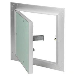 Revisionsklappe GK-Einlage 200x200 mm mit Rahmen aus Aluminium 632