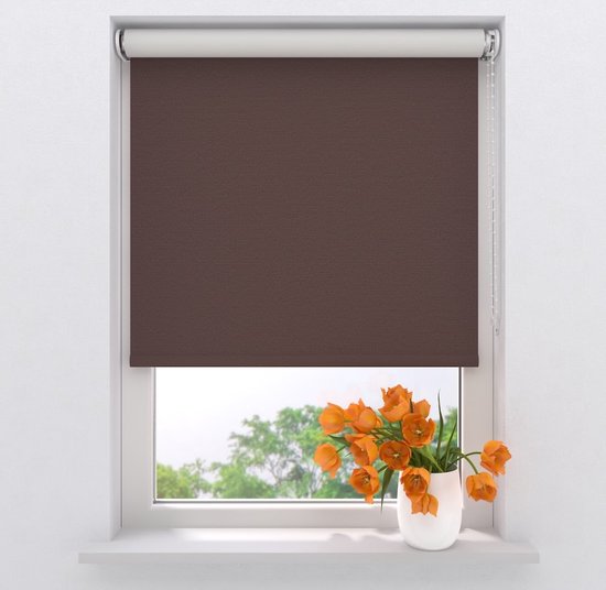 Rollo Easy Blackout - Braun - 120 x 190 cm Wohnen & Kochen