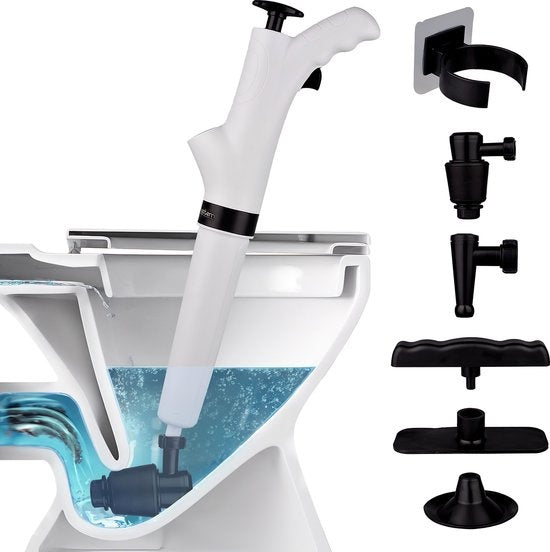 Rostem Abfluss-Entblocker – Toiletten-Entblocker – Hochdruck-Entblocker – Waschbecken-Entblocker – Weiß Wohnen & Kochen
