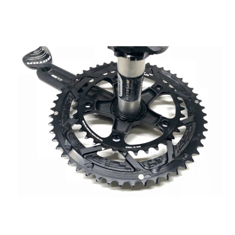 Rotor 3D + Kurbeln mit INpower Powermeter + NoQ 50/34 runde Kettenblätter