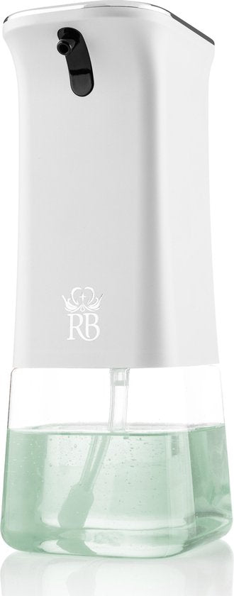 Royal Belinda Seifenspender - 350 ml - Automatisch - Schaumspender mit Sensor - Wandmontage - No Touch - Seifenpumpe - Weiß Wohnen & Kochen