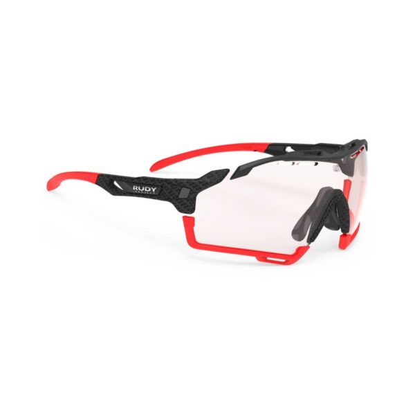Rudy Project Cutline Impactx Photochrome Brille Schwarz Rot Fahrradbrillen