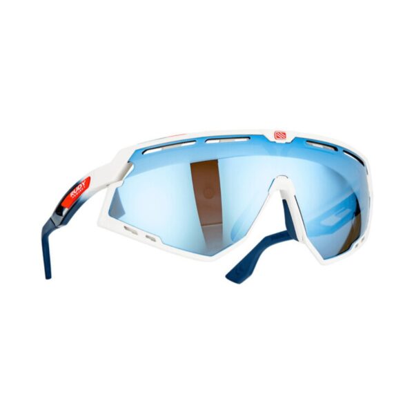 Rudy Project Defender Brille Weiß Multilaser Ice Gläser Fahrradbrillen