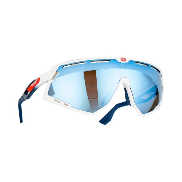 Rudy Project Defender Brille Weiß Multilaser Ice Gläser Fahrradbrillen