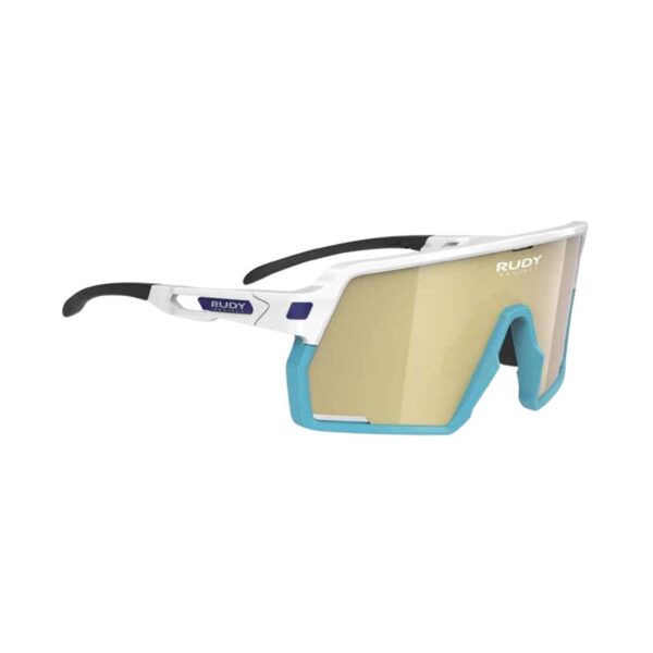 Rudy Project Kelion Bahrain Victorius Brille Weiß Blau Radfahren