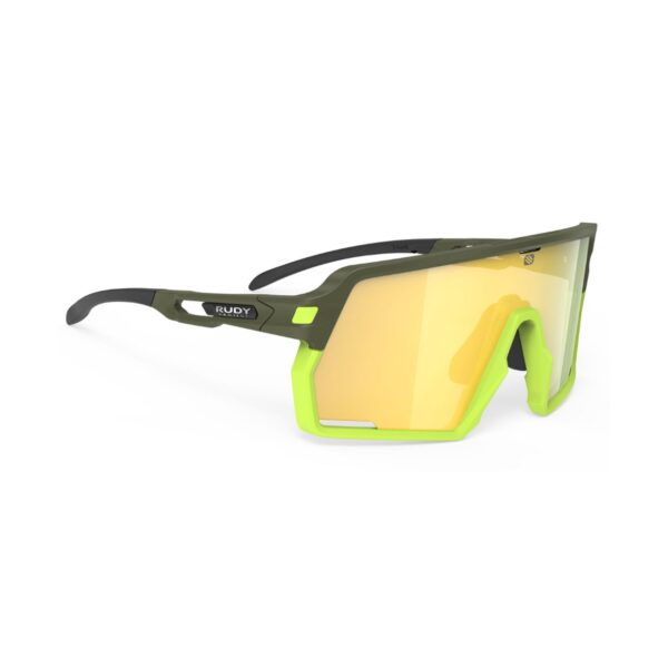 Rudy Project Kelion Olive Matte Multilaser Yellow Brille Fahrradbrillen