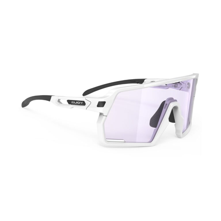 Rudy Project Kelion White Gloss Impactx™ Photochromic 2 Laser Purple Brille Fahrradbrillen