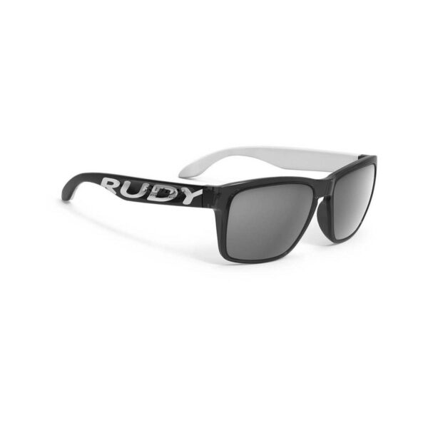 Rudy Project Spinhawk Loud Crystal Metal Black & White Gloss / Laser Black Brille Fahrradbrillen