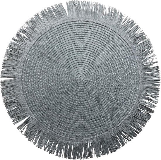 S/2 Tischsets ø38cm Dunkelgrau Wohnen & Kochen