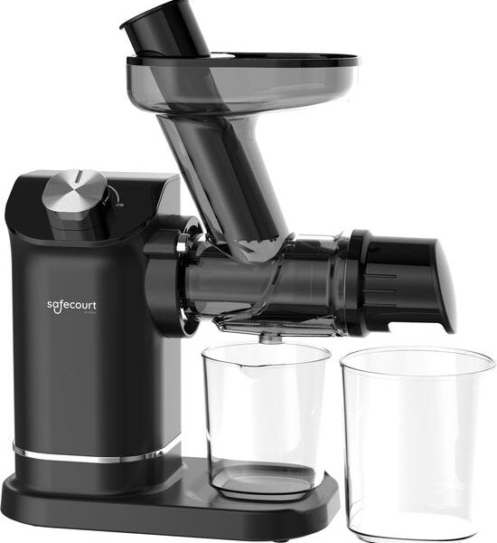 Safecourt Kitchen - Slowjuicer - Entsafter - Gemüse- und Obstpresse - 300ml - Schwarz Wohnen & Kochen