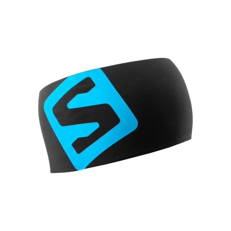 Salomon RS Pro Stirnband Schwarz Blau Laufzubehör