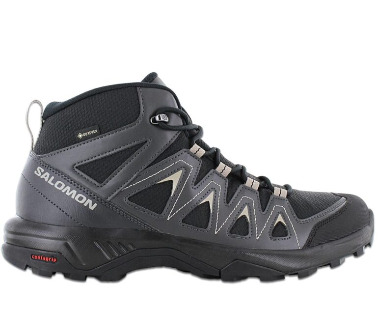 Salomon X Braze Mid GTX - GORE-TEX - Herren Wanderschuhe Schwarz-Grau 471748